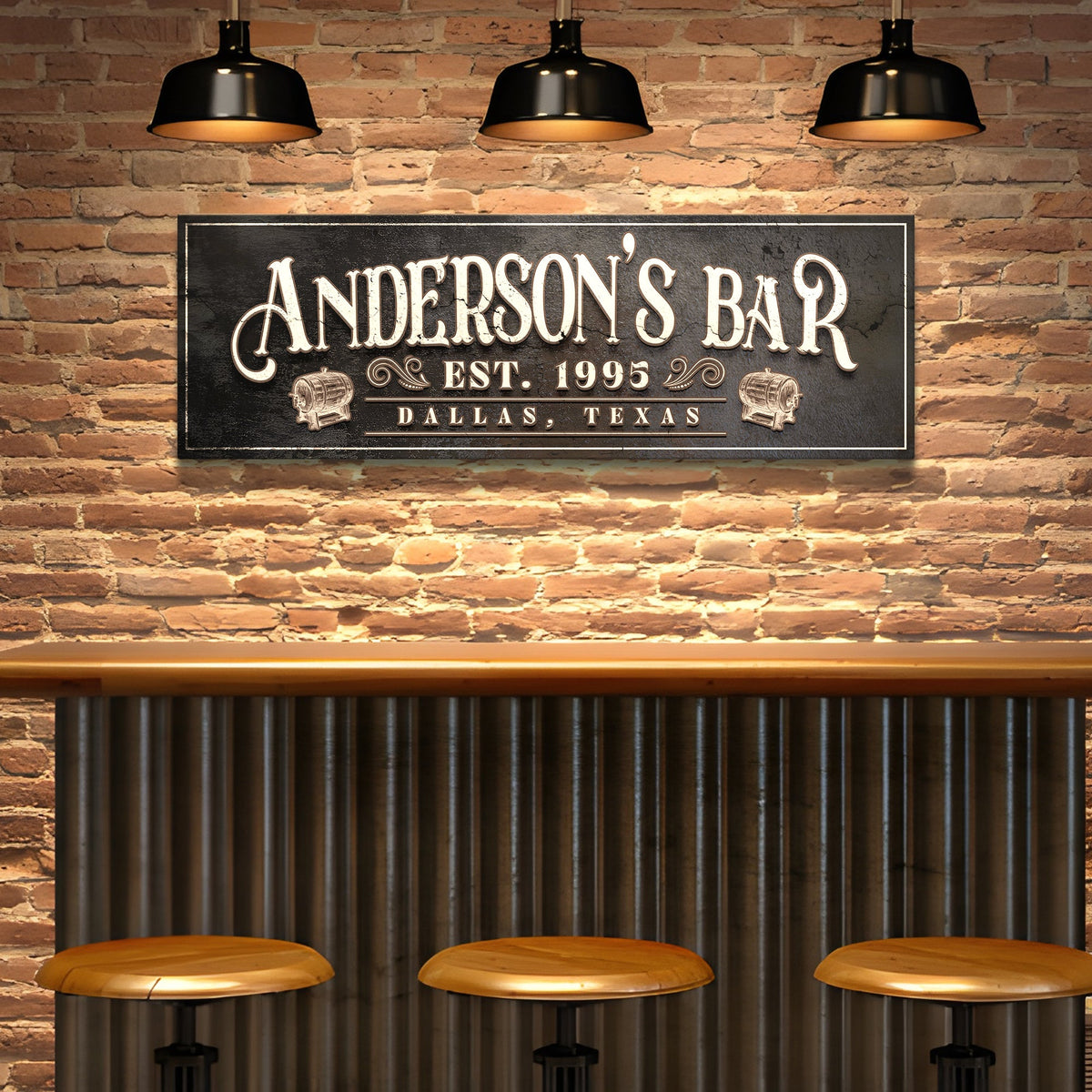 Personalized Bar Sign II, photo 2 of 7