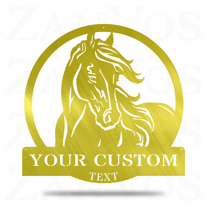 Personalized Horse Ranch Sign