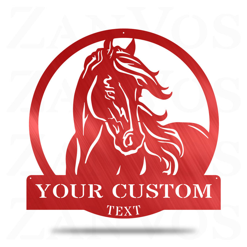 Personalized Horse Ranch Sign
