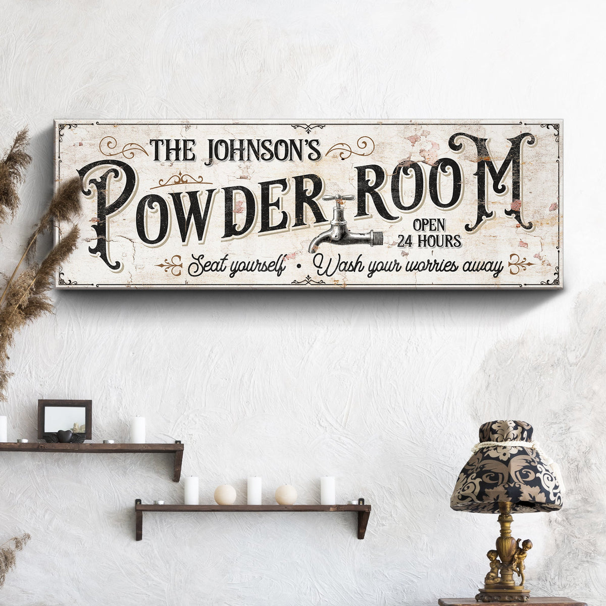 Personalized Powder Room Sign, photo 2 of 7