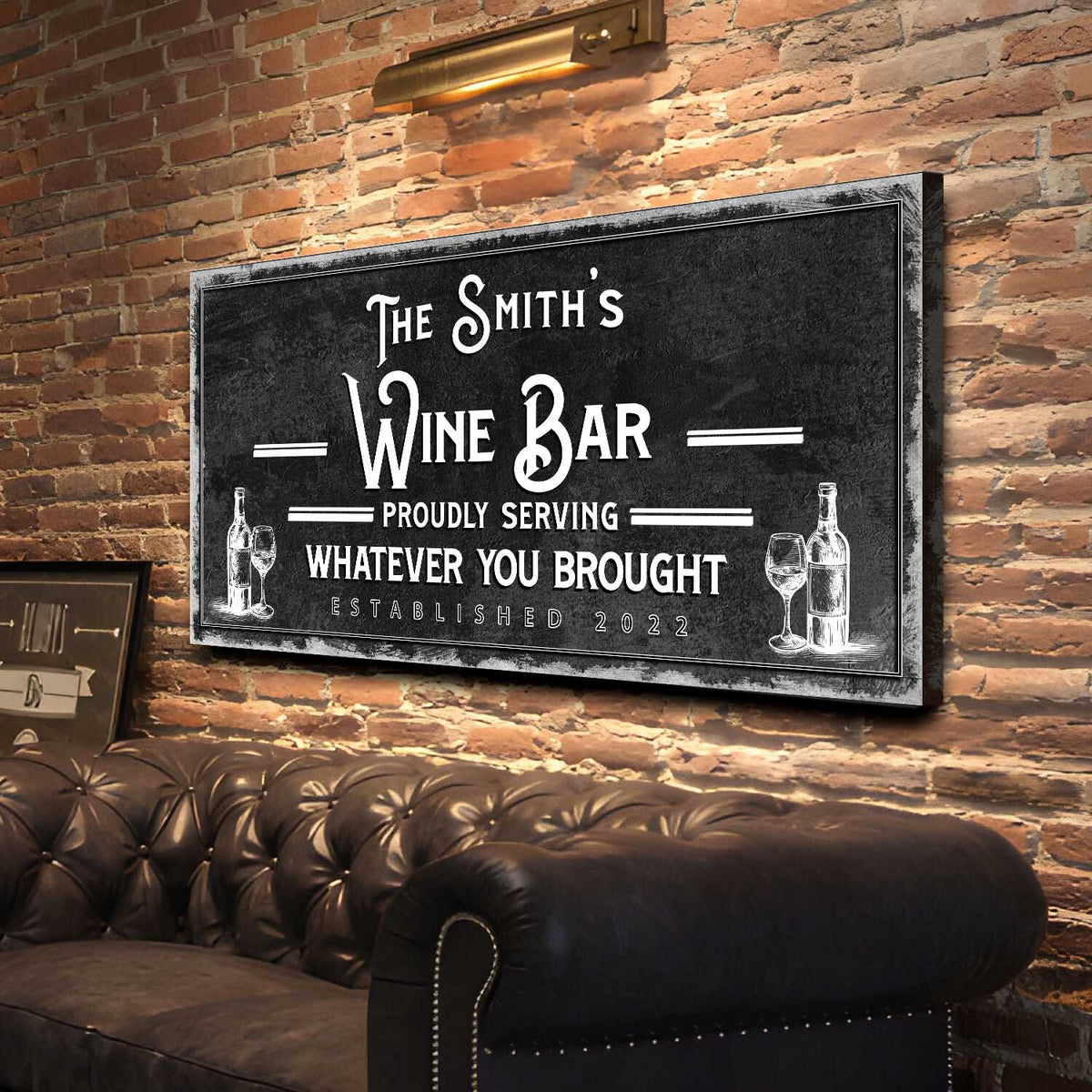 Personalized Wine Bar Sign, photo 3 of 7