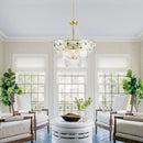 Emerald Art Glass Chandeliers