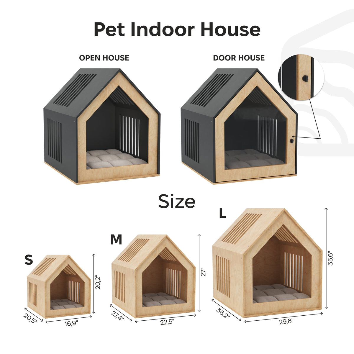 Small Indoor Dog House, photo 15 of 16