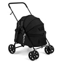 Foldable Pet Stroller for Small to Medium Dogs with Brake by LJGDeals