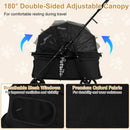 Foldable Pet Stroller for Small to Medium Dogs with Brake by DirectDeals