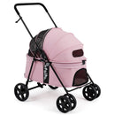 Foldable Pet Stroller for Small to Medium Dogs with Brake by LJGDeals