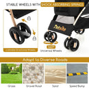 3-In-1 Pet Stroller with Removable Car Seat Carrier-Black by LJGDeals