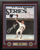 Pete Rose 1980 World Series Philadelphia Phillies Autographed 16" x 20" Framed Baseball Photo by Dynasty Sports & Framing