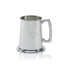Pewter Tankard with Bright Polished Finish by creativegiftsdirect