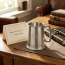 Pewter Tankard with Satin Matte Finish by creativegiftsdirect