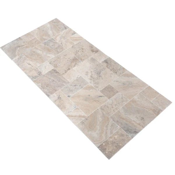 Travertine Tile Philadelphia Antique French Pattern Set Beige, photo 2 of 6