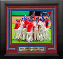 Philadelphia Phillies 2022 National League Champions Celebration 8" x 10" Framed Baseball Photo by Dynasty Sports & Framing