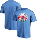 Philadelphia Phillies Cooperstown Collection Throwback Powder Blue T-Shirt by Dynasty Sports & Framing