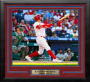 Kyle Schwarber Home Run Swing Philadelphia Phillies 11" x 14" Framed Baseball Photo by Dynasty Sports & Framing