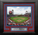 Philadelphia Phillies Citizen's Bank Park Aerial View 8" x 10" Framed Baseball Stadium Photo by Dynasty Sports & Framing
