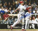 Cameron Rupp Swing Autographed Philadelphia Phillies Baseball Photo by Dynasty Sports & Framing