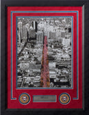 Philadelphia Phillies 2008 World Series Parade on Broad Street MLB Baseball Framed and Matted Photo by Dynasty Sports & Framing