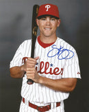 Scott Kingery Studio Pose Autographed Philadelphia Phillies 16" x 20" Baseball Photo by Dynasty Sports & Framing