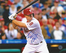 Tommy Joseph At-Bat Autographed Philadelphia Phillies Baseball Photo by Dynasty Sports & Framing
