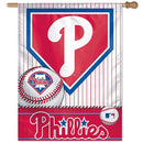 Philadelphia Phillies 27" x 37" Vertical Flag by Dynasty Sports & Framing