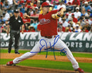 Vincent Velasquez Pitching Autographed Philadelphia Phillies 16" x 20" Baseball Photo by Dynasty Sports & Framing