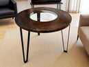 Whiskey & Wine Barrel Steel-Leg Table Set — 3 Chairs, Modern Build