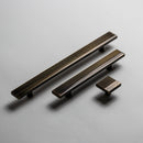 Rail, Antique Brass Cabinet Pulls