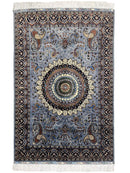 Hand-Knotted Parak Rug – Gray, 40” x 60” | Afghan Wool Rug