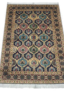 Hand-Knotted Afghani Heart Shape Wool Rug – 6’6″  x  9’2″