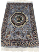 Hand-Knotted Parak Rug – Gray, 40” x 60” | Afghan Wool Rug