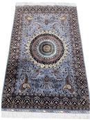 Hand-Knotted Parak Rug – Gray, 40” x 60” | Afghan Wool Rug