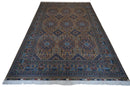 Hand-Knotted Zerkhaki Afghan Wool Area Rug – 6'7" x 9'7" | Rich Brown Tones, Durable Craftsmanship