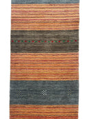 Hand-loomed Indo-Gabbeh Runner Rug 2’7” x 11’4”