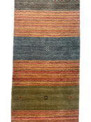 Hand-loomed Indo-Gabbeh Runner Rug 2’7” x 11’4”