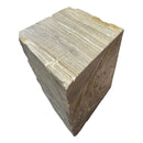 Petrified Wood Square Stool (F)