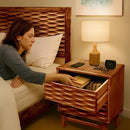 Elara Solid Wood Nightstand by Megsu