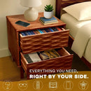 Elara Solid Wood Nightstand by Megsu