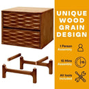 Elara Solid Wood Nightstand by Megsu