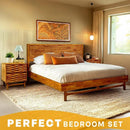 Elara Solid Wood Nightstand by Megsu