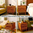 Elara Solid Wood Nightstand by Megsu