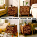 Elara Solid Wood Nightstand by Megsu