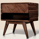 Rorns Laden Nightstand with Drawer - Stylish and Functional Bedroom Storage