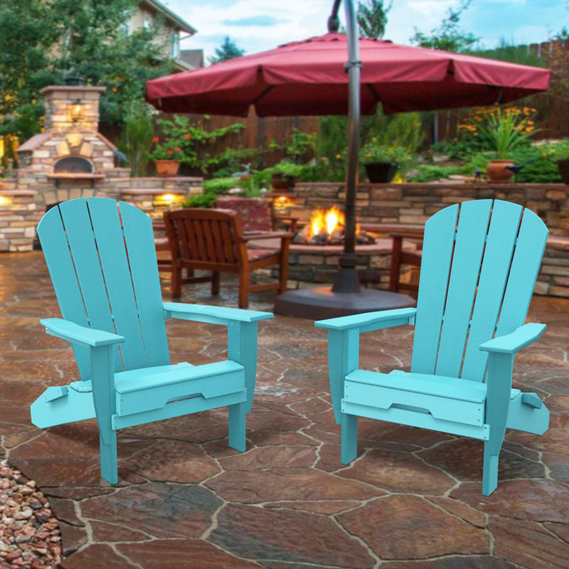 Heritage Folding Adirondack Chair by ResinTEAK