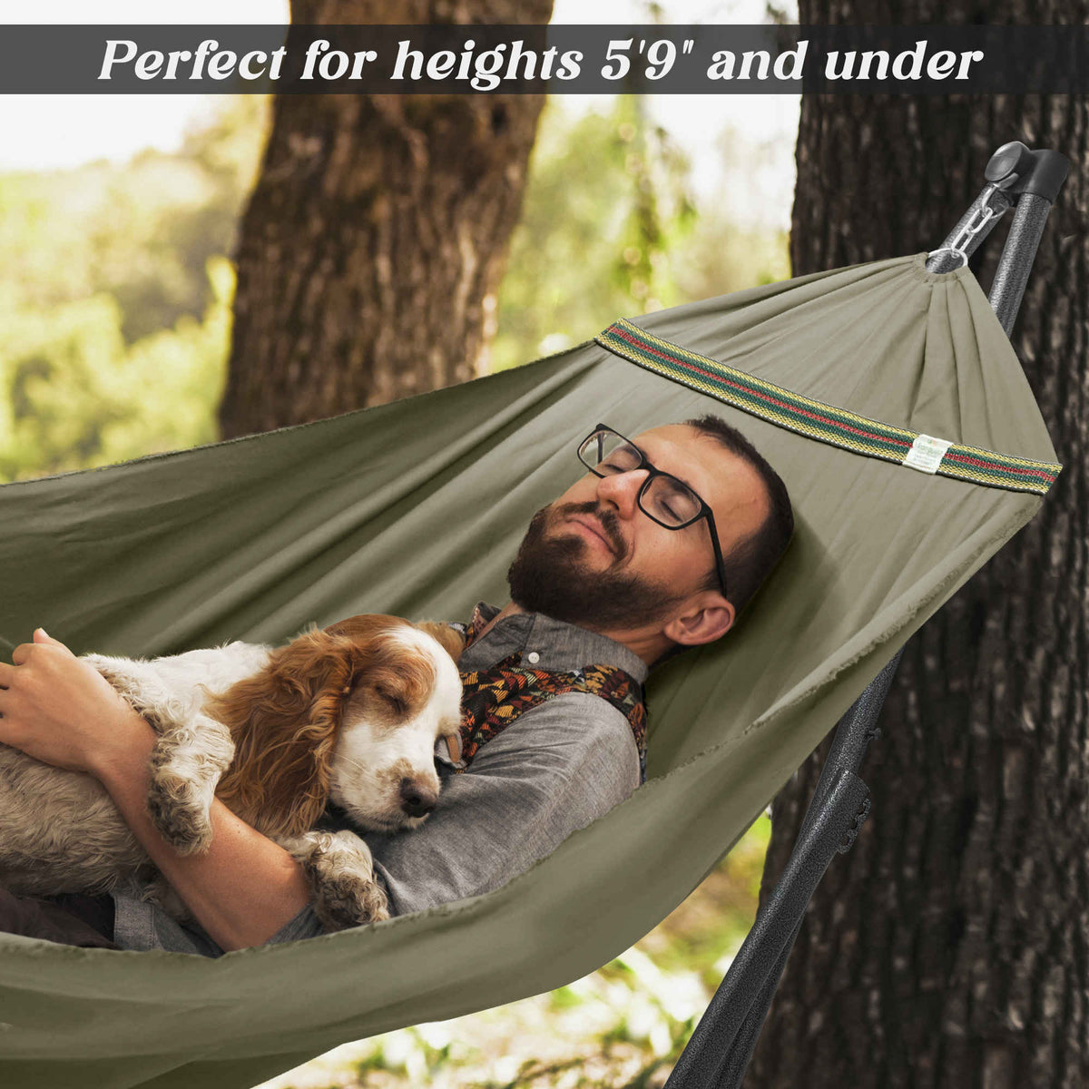 Tranquillo Uniki Canvas Hammock with Stand for Ultimate Relaxation, photo 34 of 42