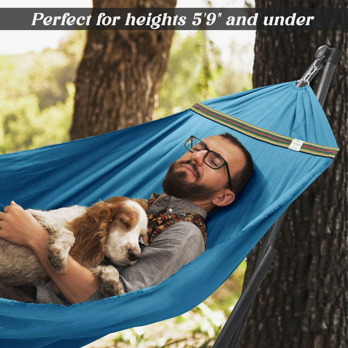 Tranquillo Uniki Canvas Hammock with Stand for Ultimate Relaxation, photo 25 of 42