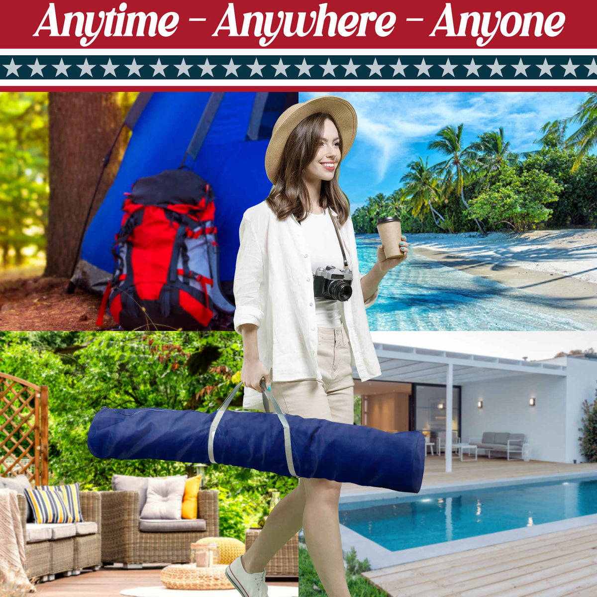 Tranquillo Uniki Canvas Hammock with Stand for Ultimate Relaxation, photo 8 of 42