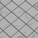 MSI Calacatta Porcelain Mosaic Wall and Floor Tile 2"x2" - Pietra Collection