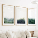 Modern Minimalist Forest Photography. Nordic Wall Art Set by Wall Art Set