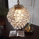 Pine Cone Crystal Pendant Light