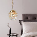 Pine Cone Crystal Pendant Light